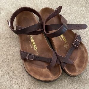 Birkenstock - ankle strap size 38 brown